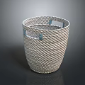 Elegant Woven Storage Basket With Handles For Home Decor And Practical Storage