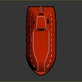 Modern Lifeboat Kayak 3d model