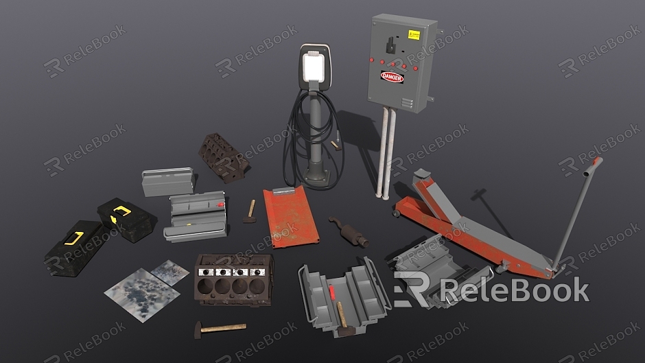 Mechanical maintenance accessories equipment model