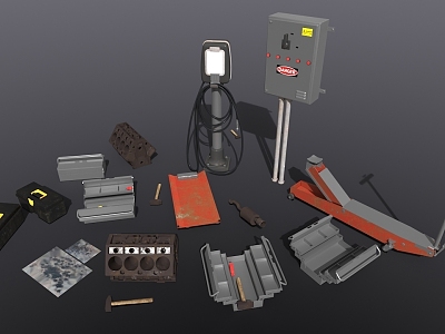 Mechanical maintenance accessories equipment model