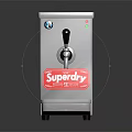 Superdry Stainless Steel Kitchen Appliance With Dispenser Knob And Perforated Base