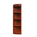 Stylish Wooden Decorative Cabinet With Multiple Open Shelves For Home Display And Storage