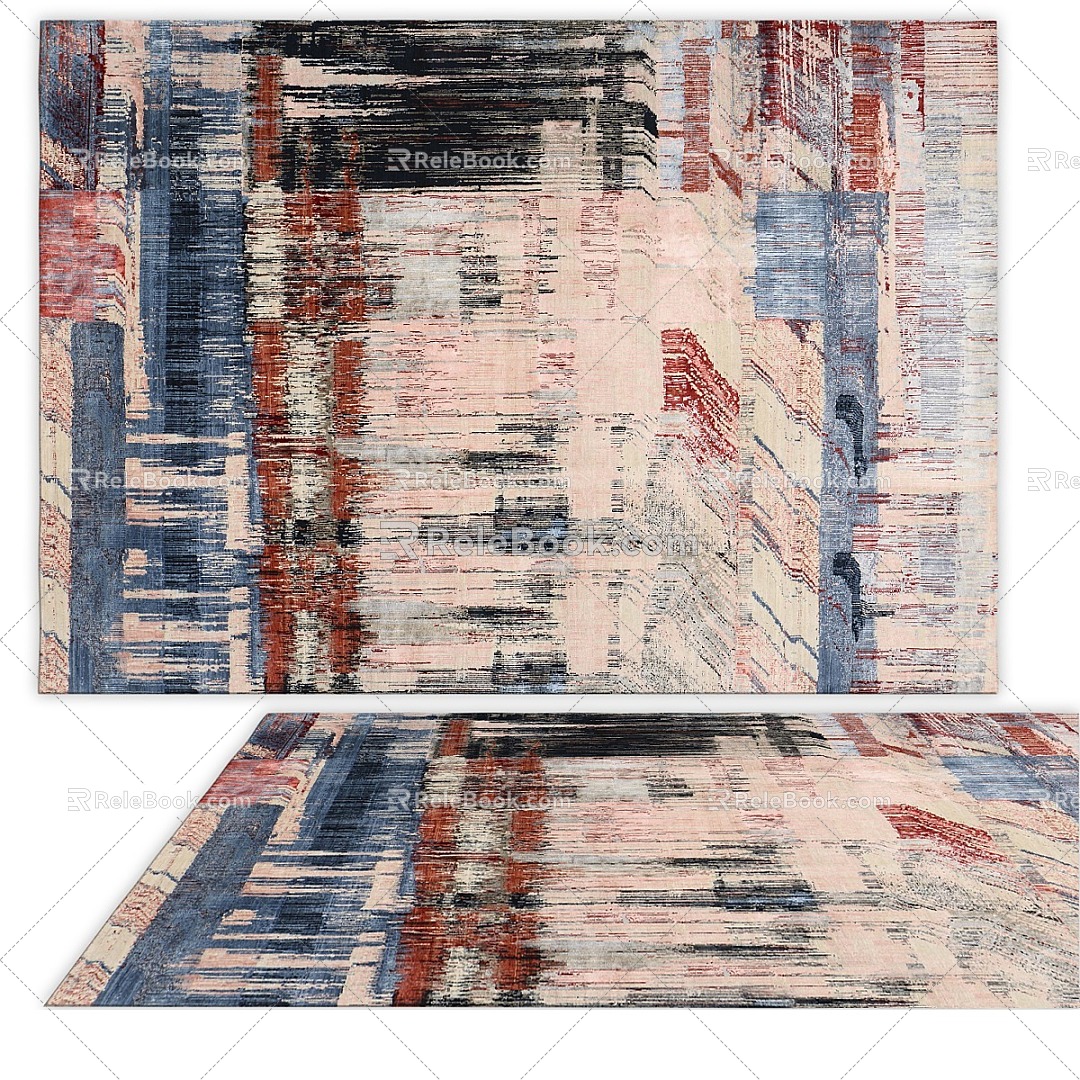 Nordic Simple Carpet Simple Carpet Plaid Carpet Living Room Carpet Dining Room Carpet Decorative Carpet model