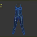 Shiny Metallic Fitted Jumpsuit With Sleeveless Design And Modern Fashion Look