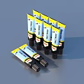 Multiple PVA Glue Tubes In Yellow And White Packaging For Household Use