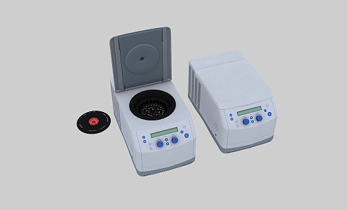 Realistic centrifuge has multiple formats 3d model