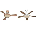 Simple fan light 3d model