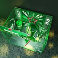Heineken Green Display Booth With Beer Bottle Star Logo And World Beer Day