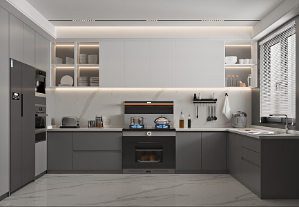 Modern Kitchen 3d model