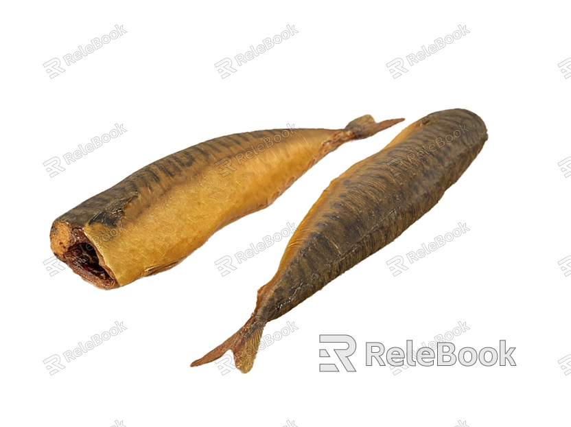 salted fish cooked food model