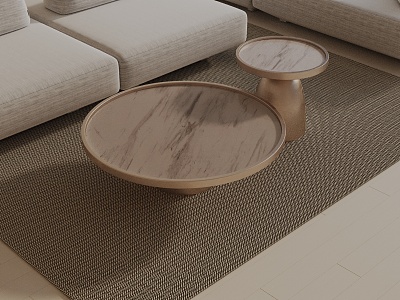 Modern coffee table model