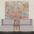 Single sofa combination 3d model