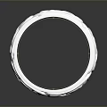 Elegant Silver Ring with Intricate Woven Pattern and Metallic Shine for Fashionable Look