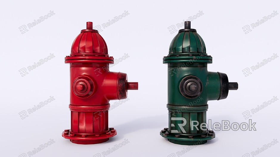 modern fire hydrant model