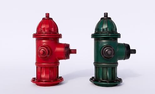 modern fire hydrant 3d model