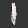 Copper Colored Coiled Snakes With Reflective Surfaces As Decorative Art Pieces