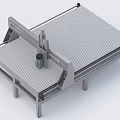 Heavy Duty Industrial Equipment With Mechanical Arm And Stable Metal Worktable