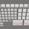 Modern Switch Socket Combination Waterproof Socket Waterproof Switch Air Switch Electric Box Temperature Control Panel Insert Knob 3d model