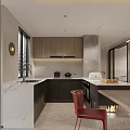 Modern Living Dining Room Interior With Curved Sofa Coffee Table Wooden Wall And Area Rug