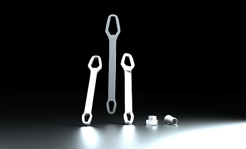 Wrench Hardware 3d model