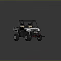 Industrial Equipment Utility UTV with Towing Fork Cargo Bed and Off Road Wheels for Operations
