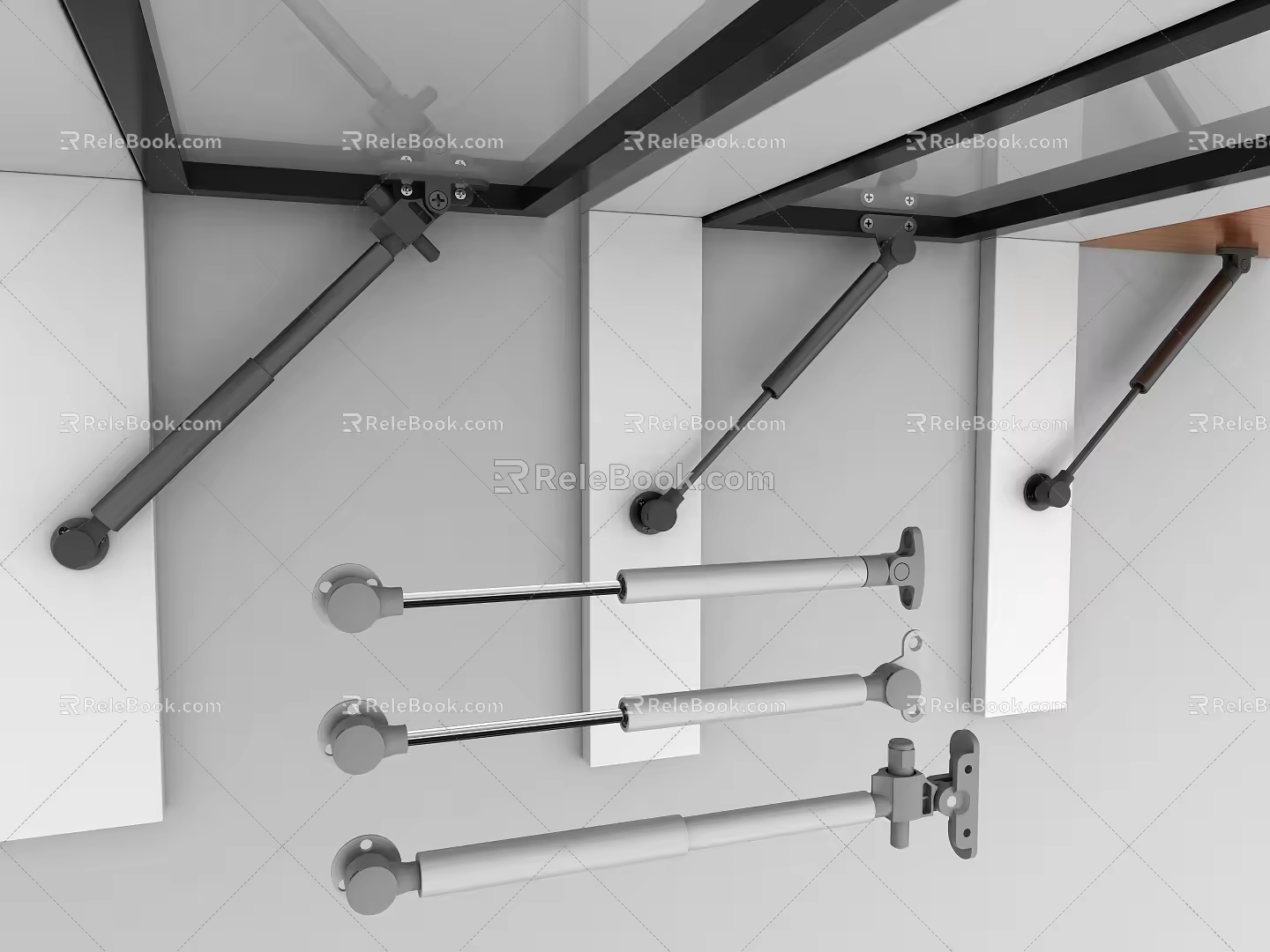 modern pressure bar 3d model