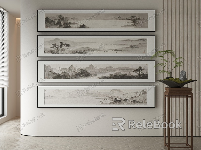 New Chinese Decorative Painting model