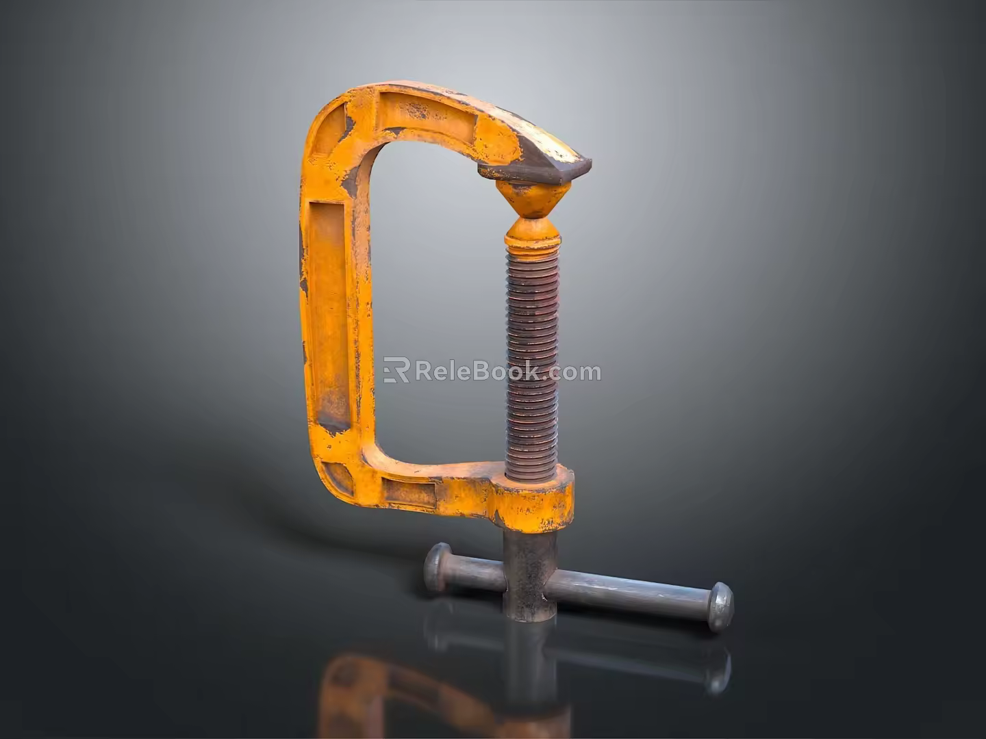 Fixed pliers pipe pliers bench vise wrench tool hardware tools 3d model