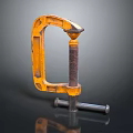 Fixed pliers pipe pliers bench vise wrench tool hardware tools 3d model
