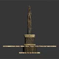 Industrial Gear Equipment With Vertical Shaft And Toothed Circular Base