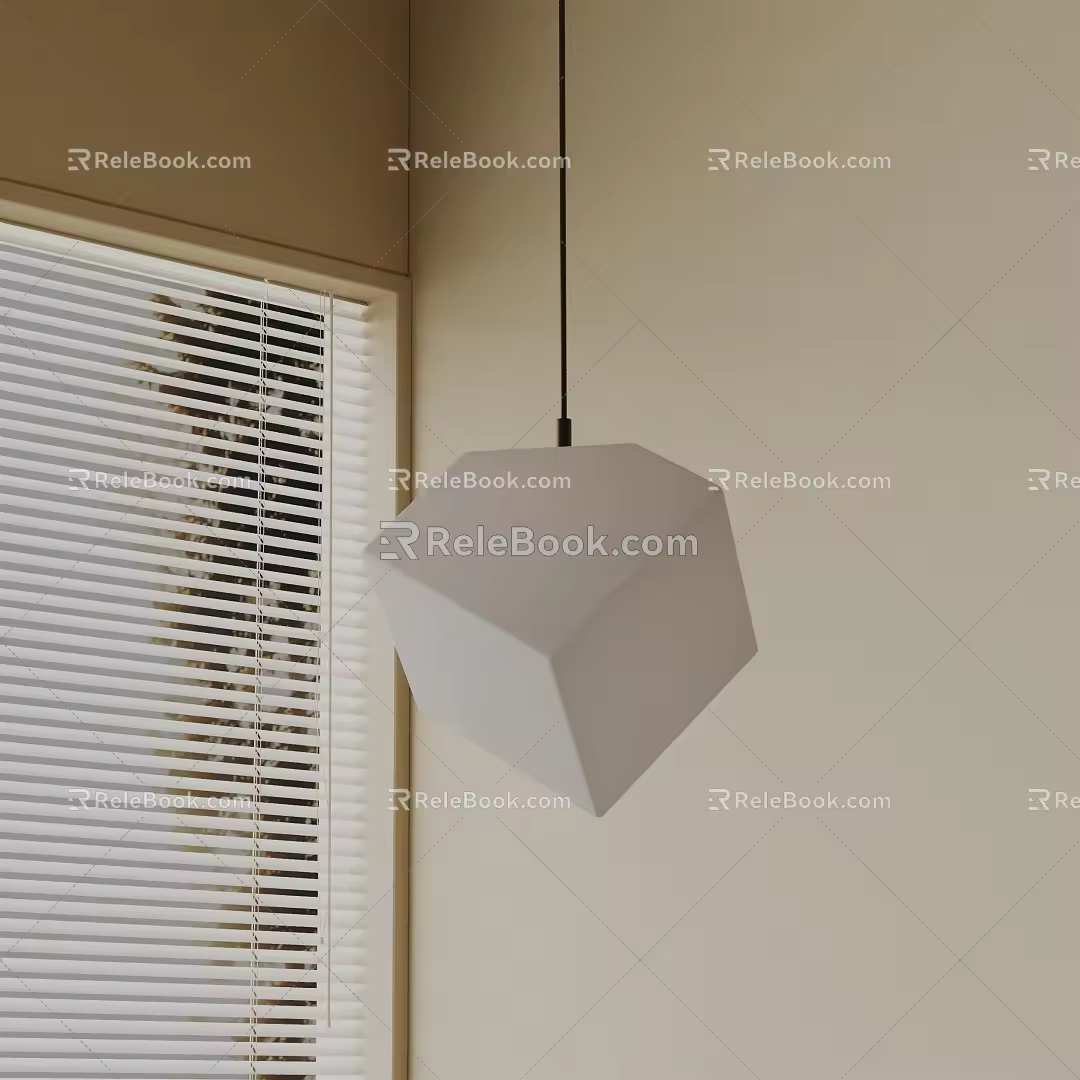 Modern chandelier 3d model