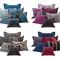 Assorted Colorful Throw Pillows With Diverse Patterns And Home Decor Styles