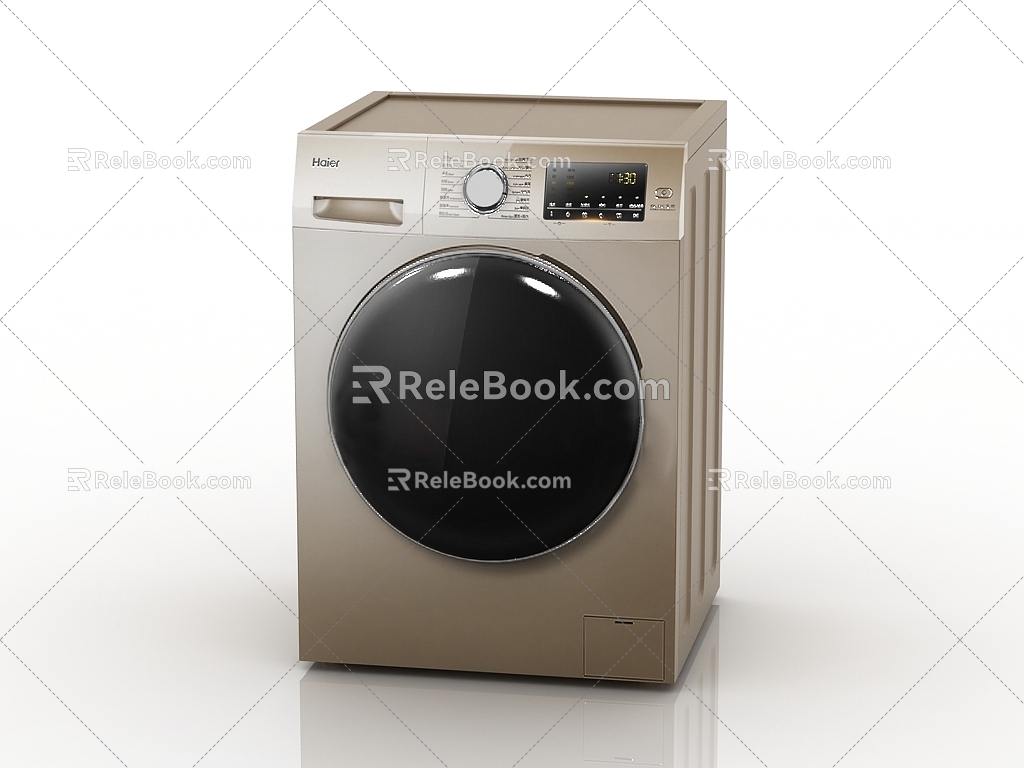 Modern washing machine 3d model