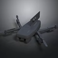 Modern Cosmic Exploration Drone Featuring Advanced Aerial Vehicle Design For Space Missions