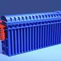 Modern underground substation transloader 3d model