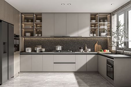 Modern Kitchen 3d model