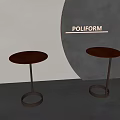 Nordic Entry Luxury Sofa Side Table Creative Corner Table Bedside Side Table Mini Small Round Table 3d model
