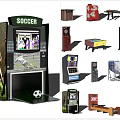 Various Entertainment Appliances Featuring Soccer Game Machine Pinball Table Table Football And Arcade Devices