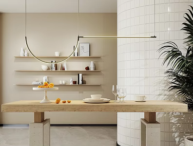 Modern chandelier 3d model