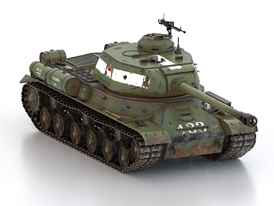 IS2 Tank Armored Vehicle 3d model