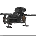 Advanced Spacecraft Mechanical Structure with Landing Gear and Robotic Arm for Cosmic Exploration Missions
