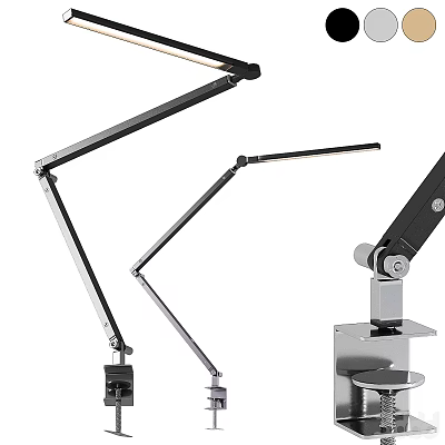 Modern Wall Lamp With Adjustable Metal Arm And Contemporary Design For Home Lighting 3d model
