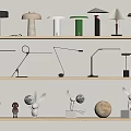 Modern Minimalist Table Lamp Reading Lamp Moon Lamp Rabbit Lamp Mushroom Lamp Art Table Lamp 3d model