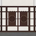 New Chinese Bookshelf 3d model