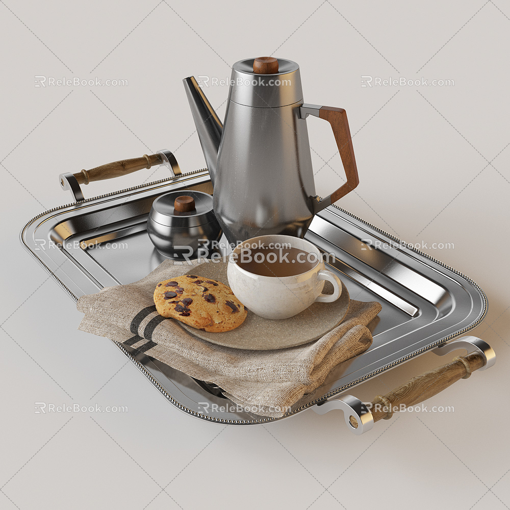 Modern kettle accessories 3d model