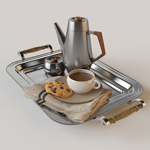 Modern kettle accessories 3d model