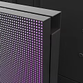 High Quality LED Display Screen With Colorful Floral Image And Black Back Panel