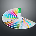 Vibrant Daily Life Product Color Chart With Various Shades For Design And Decoration