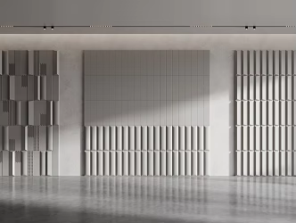 Modern background wall 3d model