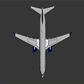 Air Canada Passenger Airplane Model With White Body And Blue Tail Design